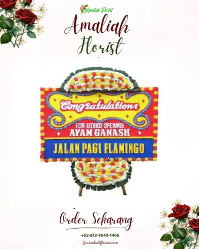 Bunga Papan Congratulation di Kalilembu